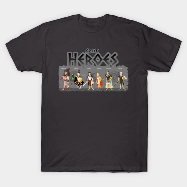 Greek Heroes T-Shirt by JonasEmanuel